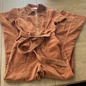 Alice and Olivia corduroy jumpsuit